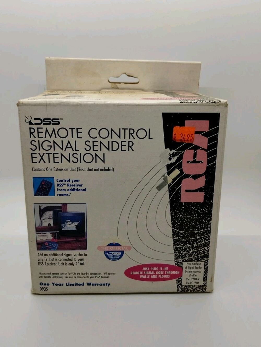 RCA DSS Remote Control Signal Sender Extension